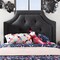 Baxton Studio Mars Modern Dark Grey Twin Size Headboard 134-7257 - alternate 2